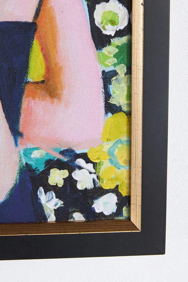 A woman and flowers Wall Art #1
