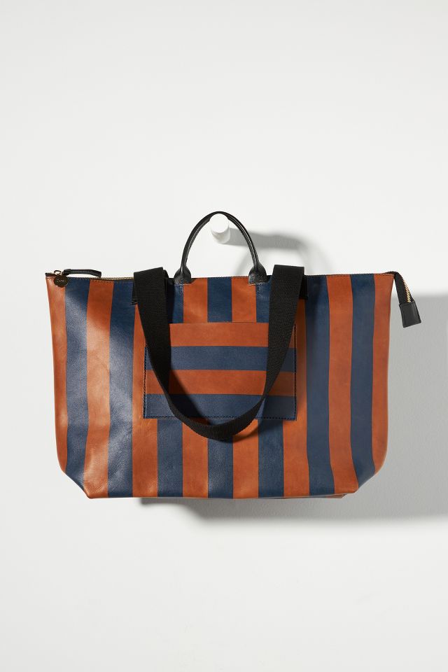 Navy Le Zip Sac Tote by Clare V. for $20