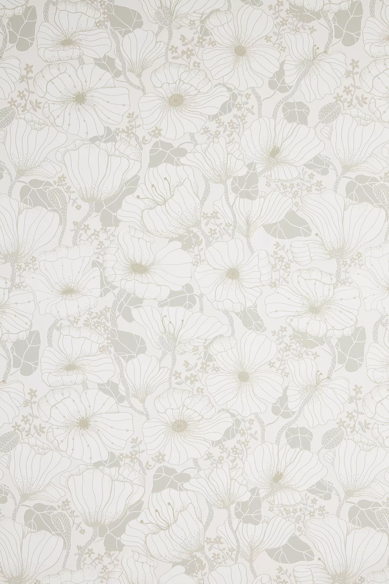 Matilda Poppy Fields Floral Wallpaper - thumbnail 3