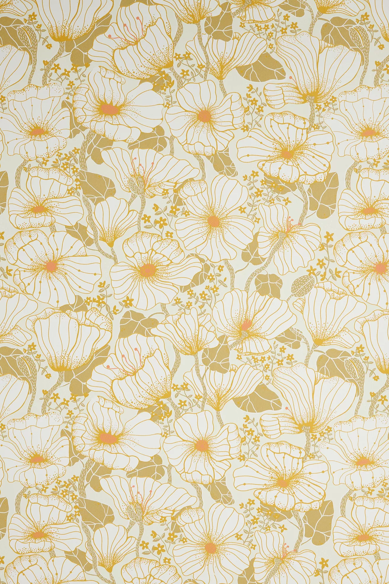 Matilda Poppy Fields Floral Wallpaper - thumbnail 5