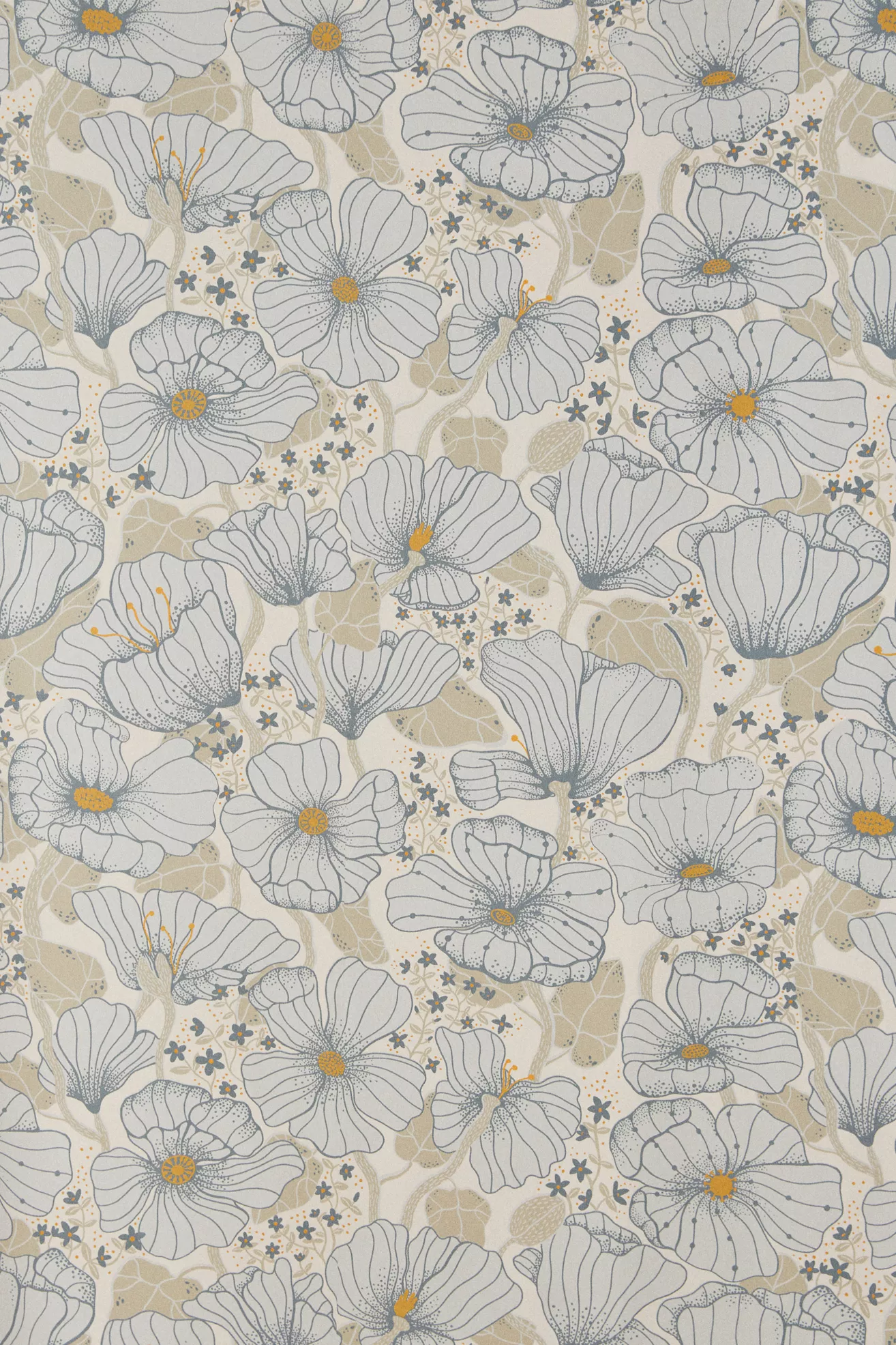 Matilda Poppy Fields Floral Wallpaper - thumbnail 8