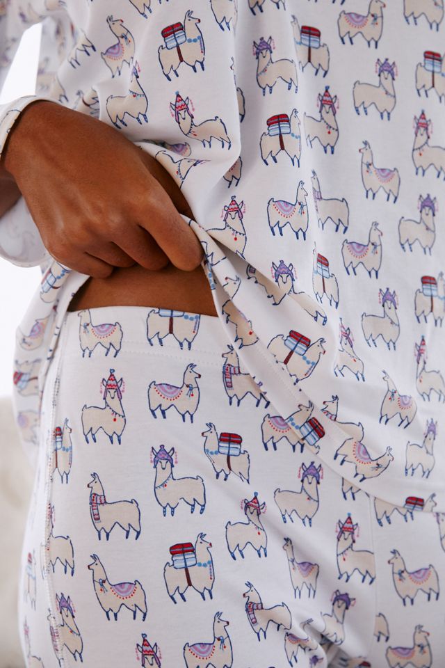 Roller Rabbit Long-Sleeve Paca Sleep Set #1