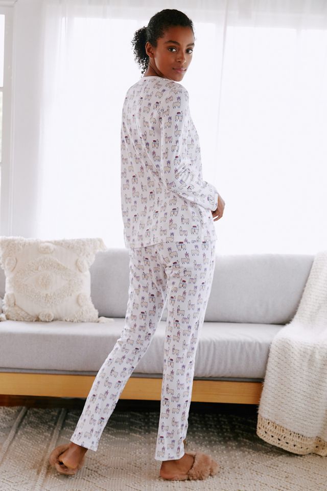 Roller Rabbit Long-Sleeve Paca Sleep Set #3