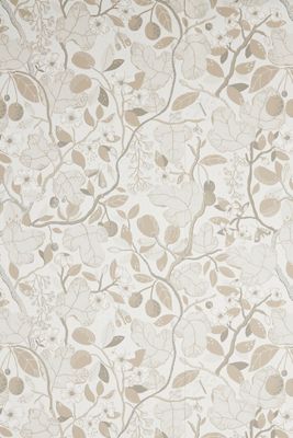 Ewald Beige Garden Vines Floral Wallpaper