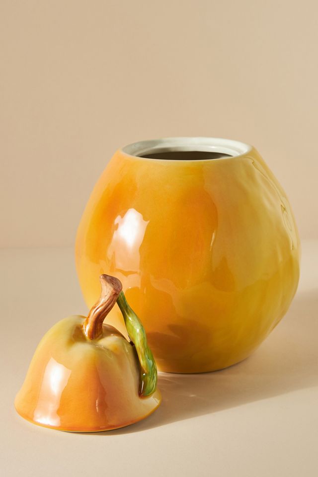 Holly and Pear Cookie Jar #1