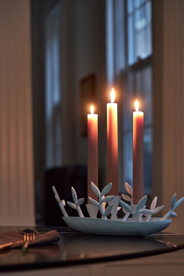 Garden Taper Candle Holder