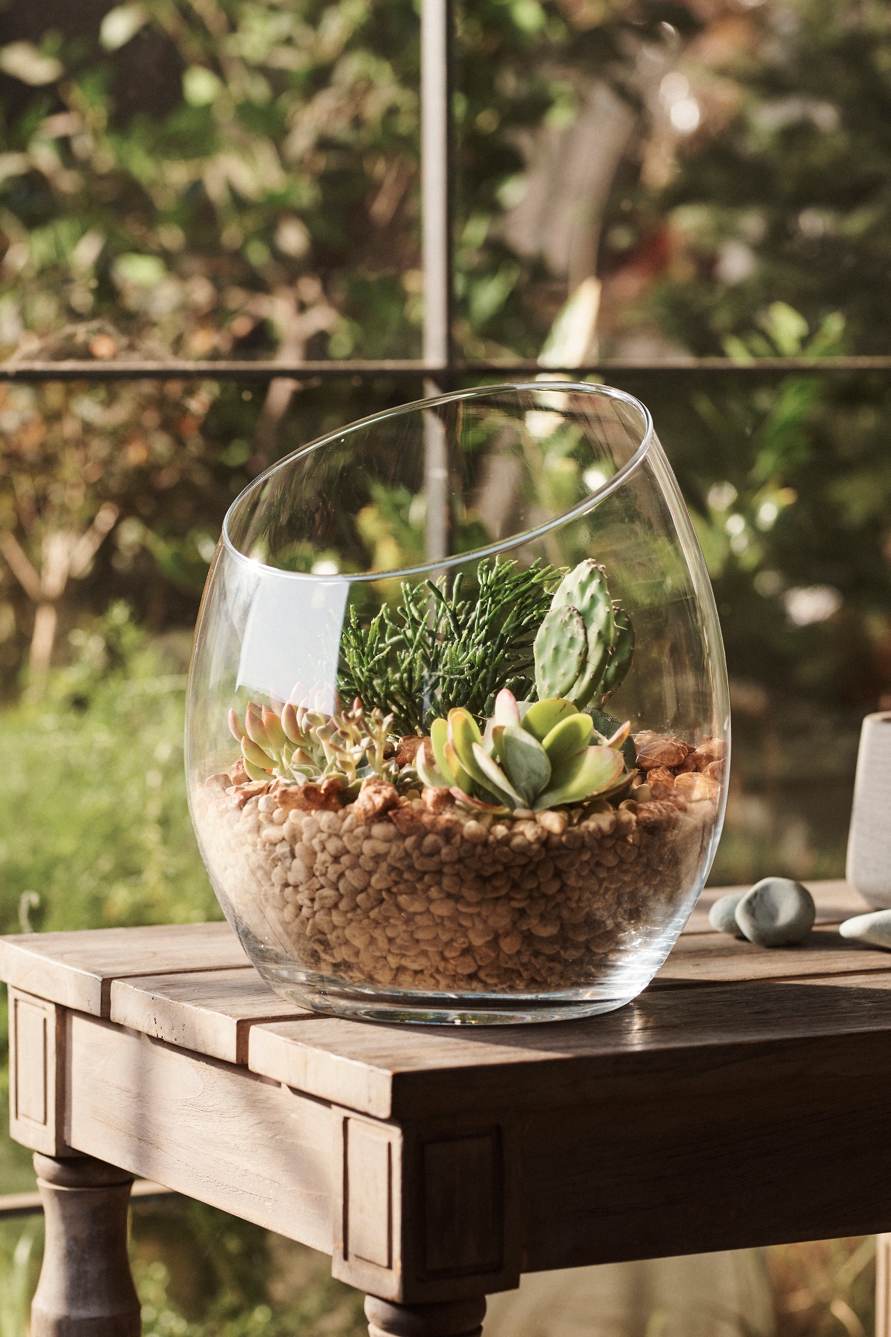 Half Cut Glass Terrarium