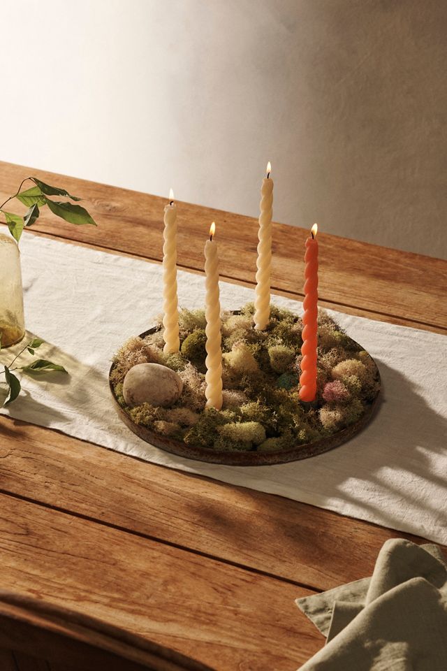 Magnetic Iron Taper Candle Dish #2