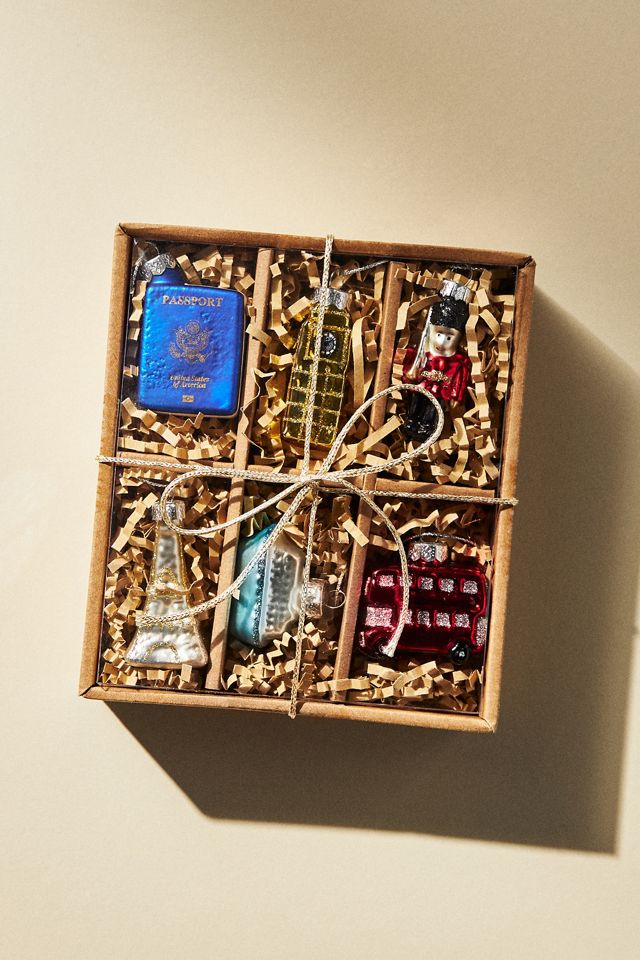 World Traveler Ornaments, Set of 6 #1