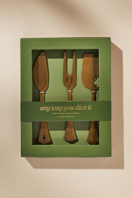 Everly Cheese Knives, Set of 3