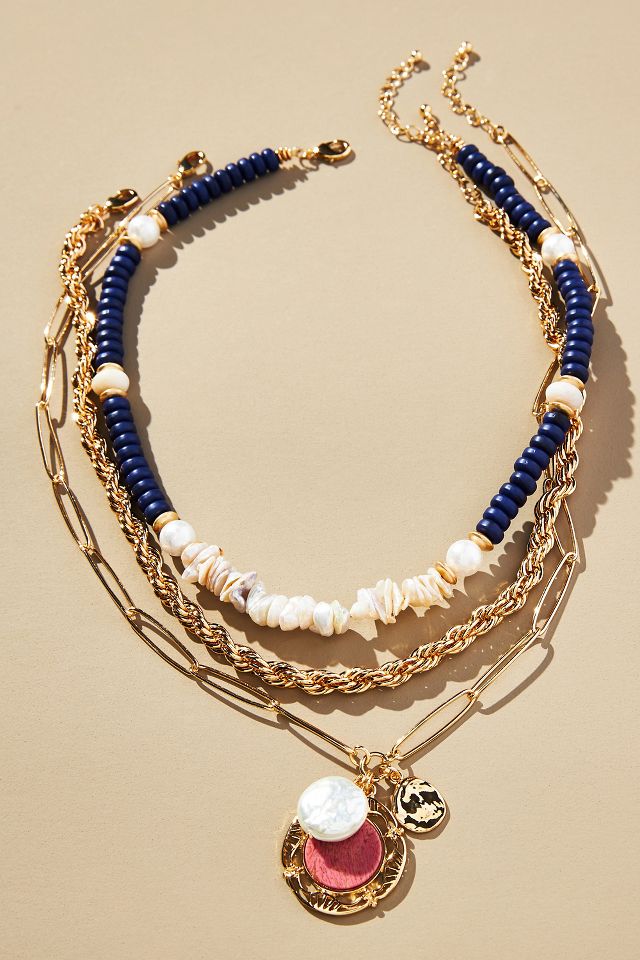 Anthropologie store layered necklace