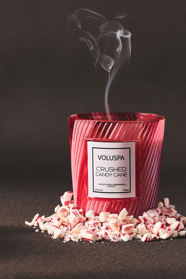 Voluspa Candy Cane Boxed Candle AnthroLiving