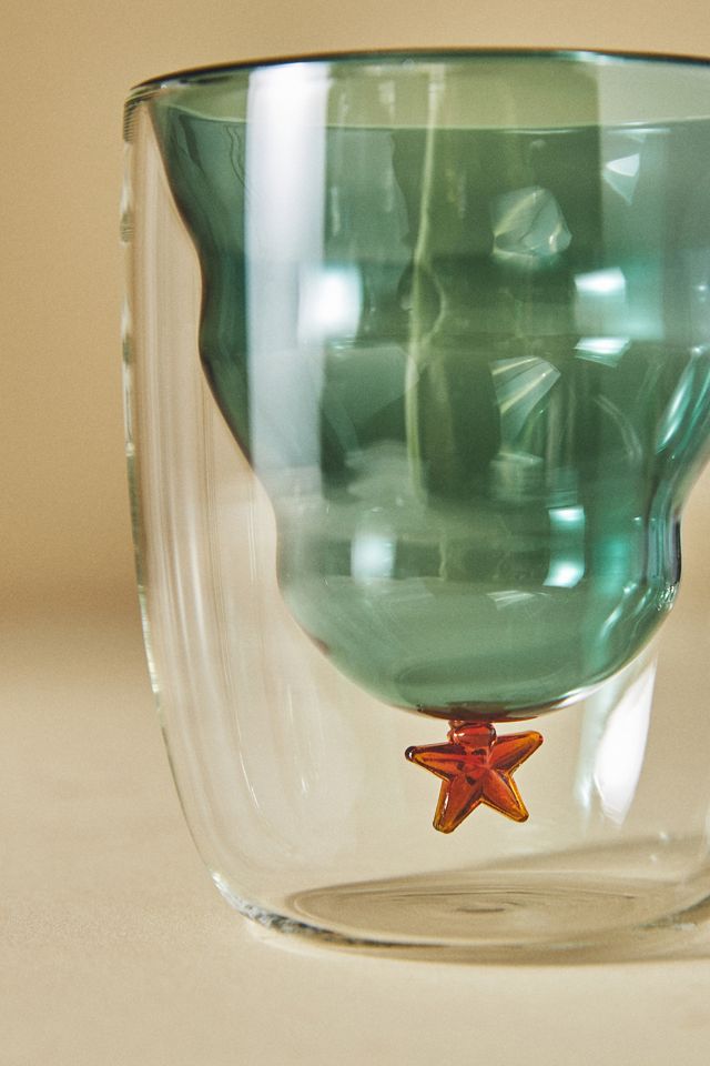 Glass Christmas Tree Mug #2