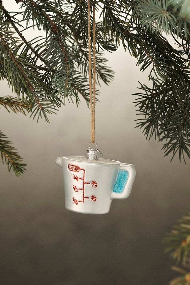 Measuring Spoons Glass Ornament