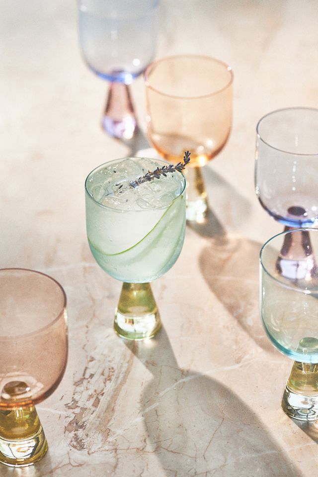 Set of 4 Ramona Wine Glasses Anthropologie UK