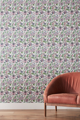 Roller Rabbit Amanda Jacobean Wallpaper In Assorted | ModeSens