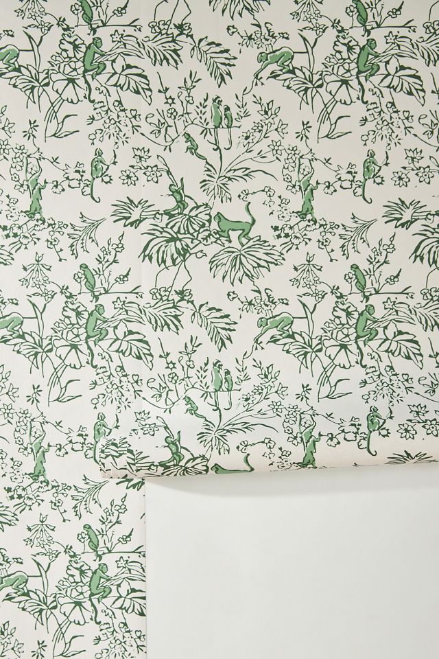 Roller Rabbit Charlie Toil Wallpaper | Anthropologie