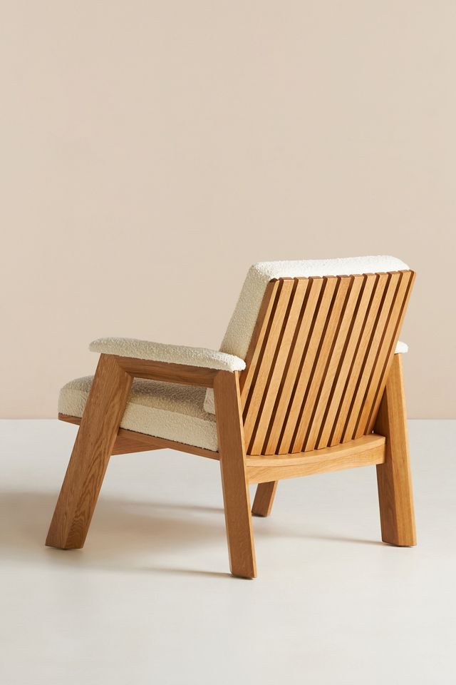 Thomas Bina Bouclé Accent Chair #3