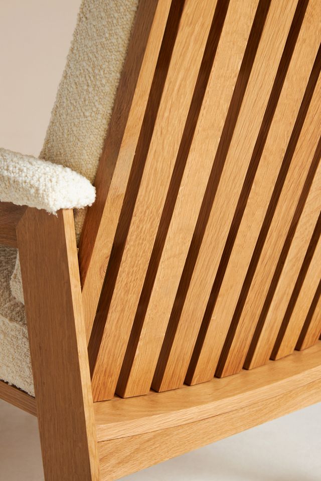 Thomas Bina Bouclé Accent Chair #4