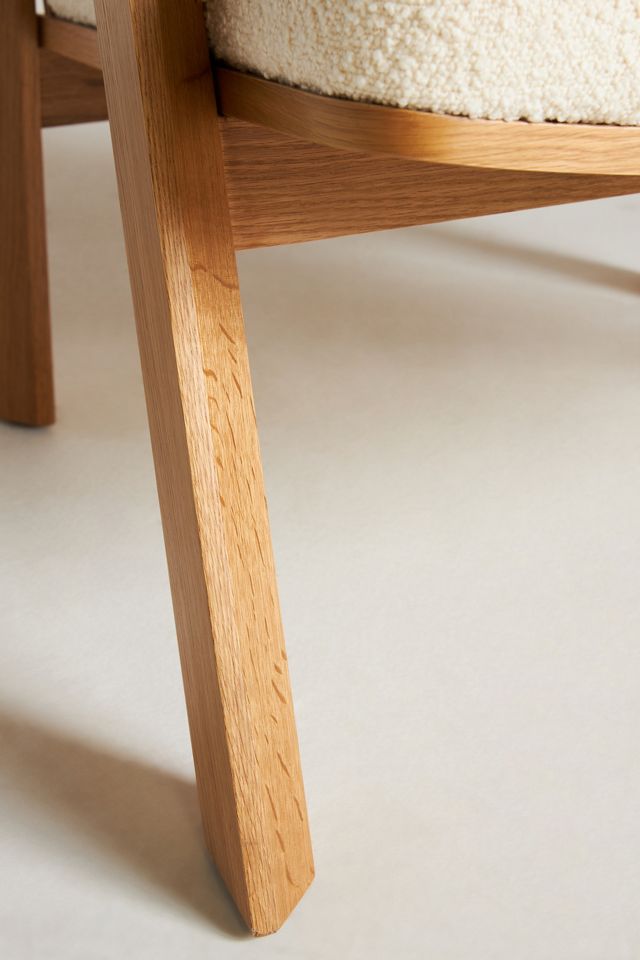 Thomas Bina Bouclé Accent Chair #6