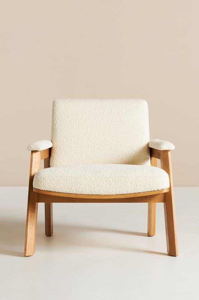 Thomas Bina Boucl Accent Chair AnthroLiving