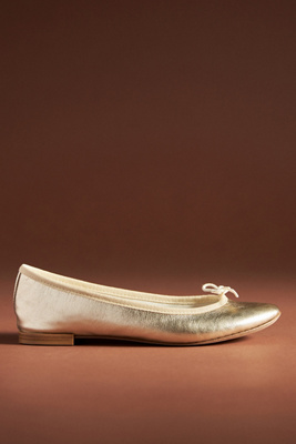 Repetto Cendrillon Ballerina Flats In Gold