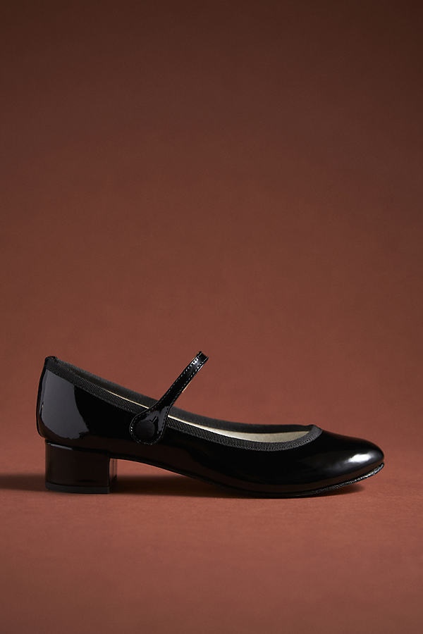 Repetto Mary Jane Heels In Black