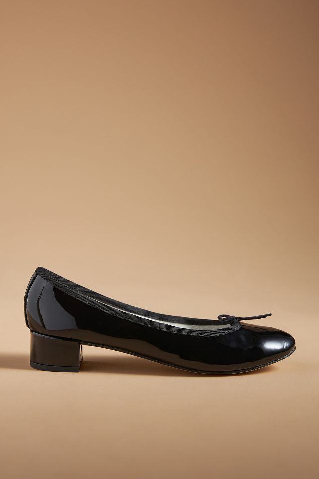 Heeled discount ballet pumps