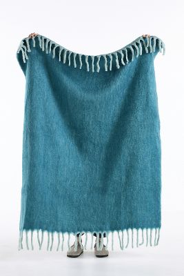 Shop Anthropologie Cozy Cocoon Fringed Throw