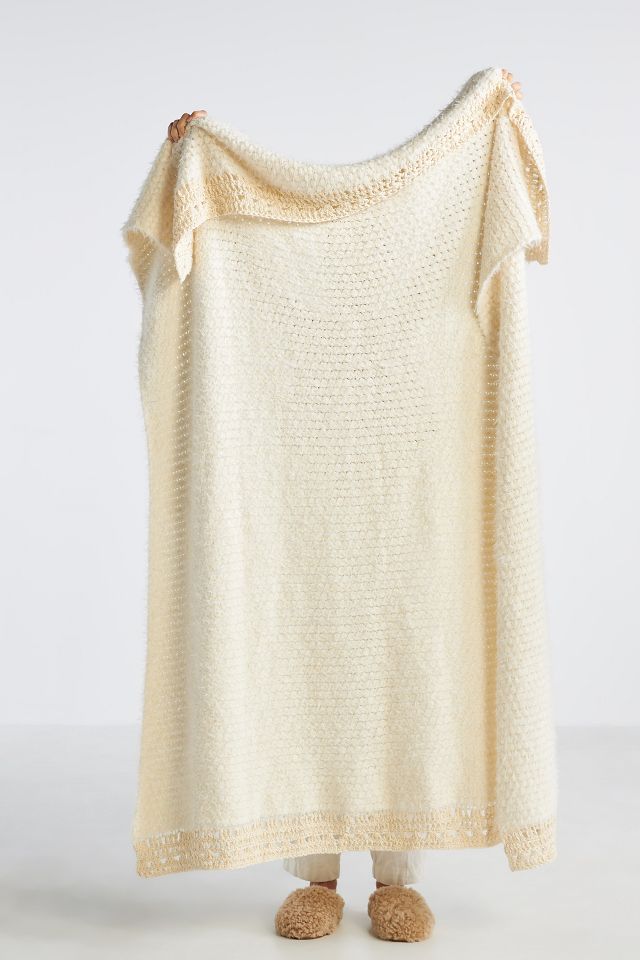 Anthropologie discount fuzzy blanket