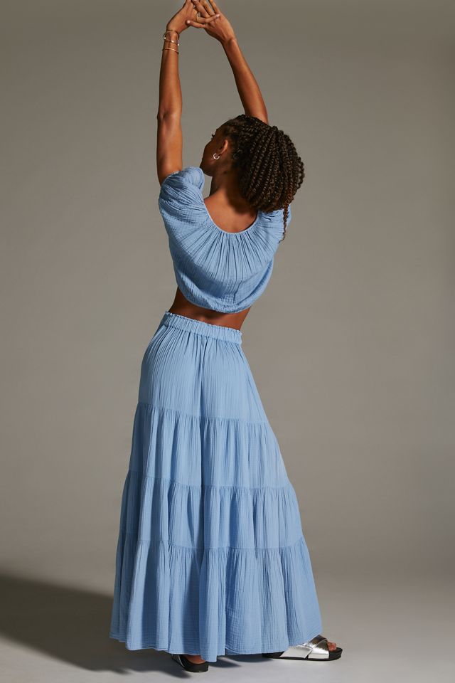 Sundry Tiered Maxi Skirt #1