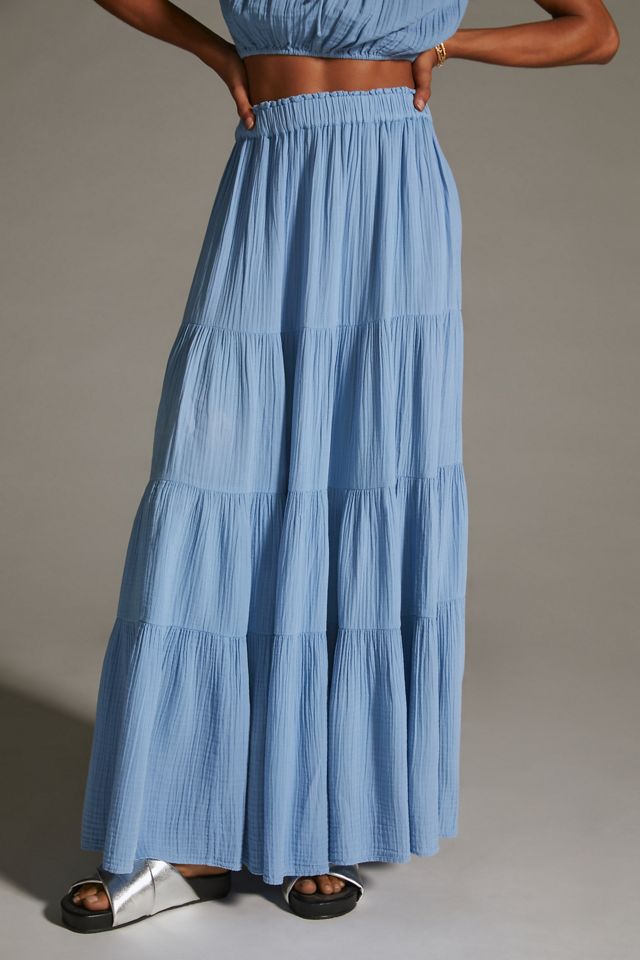 Sundry Tiered Maxi Skirt #2