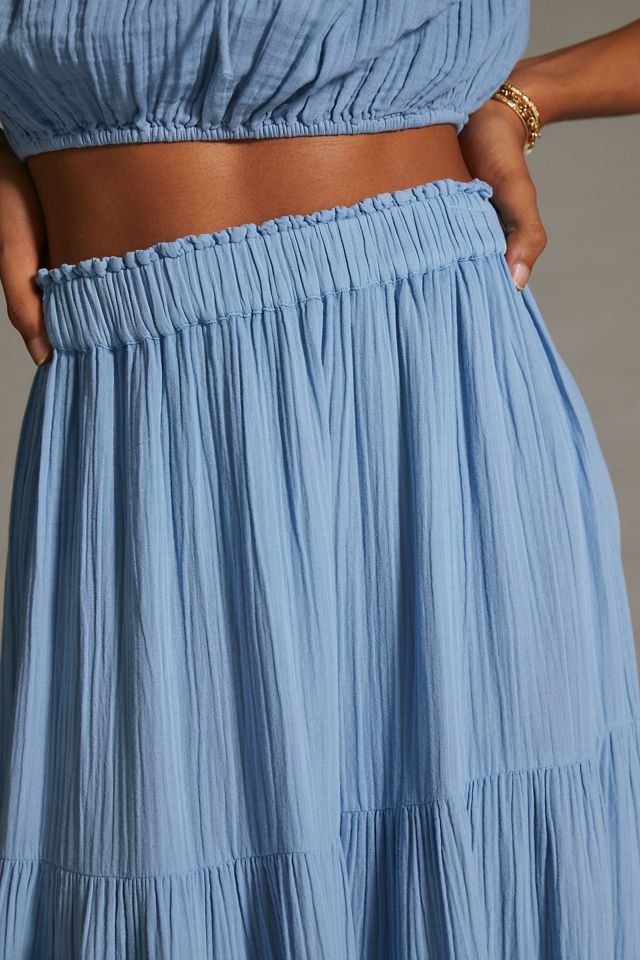 Sundry Tiered Maxi Skirt #4