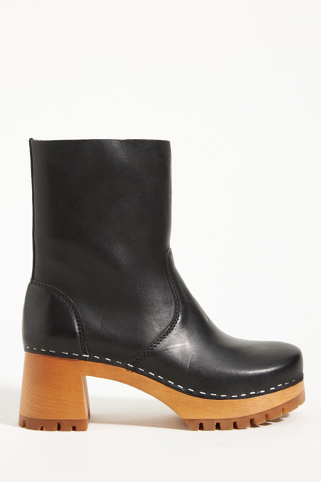 Swedish Hasbeens Plain Boots Anthropologie