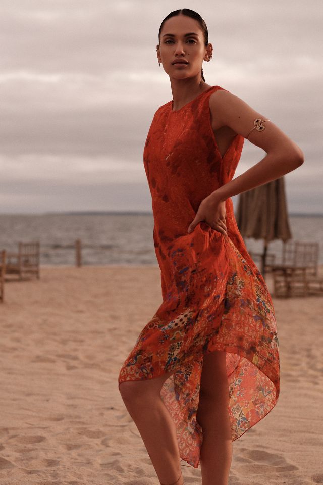 Payal Jain Asymmetrical Cover-Up Dress | Anthropologie