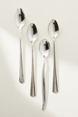 Hester & Cook Vintage Long Handle Spoons, Set of 4