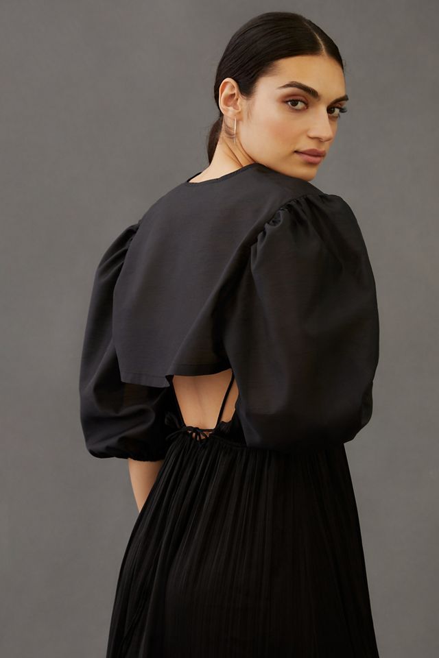 Sheer Puff-Sleeve Shrug #2