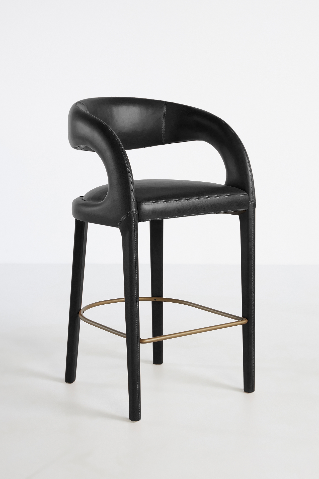 Leather Hagen Counter Stool