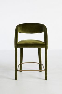 Hagen Velvet Counter Stool