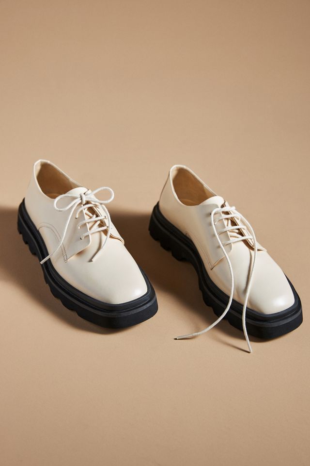 The Rhys Lace-Up Square-Toe Loafers #1