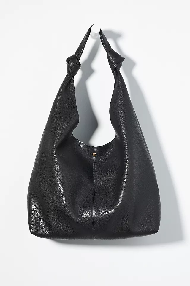 anthropologie.com | Knotted Slouchy Faux Leather Bag