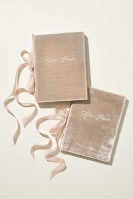 Velvet His and Hers Vow Booklets