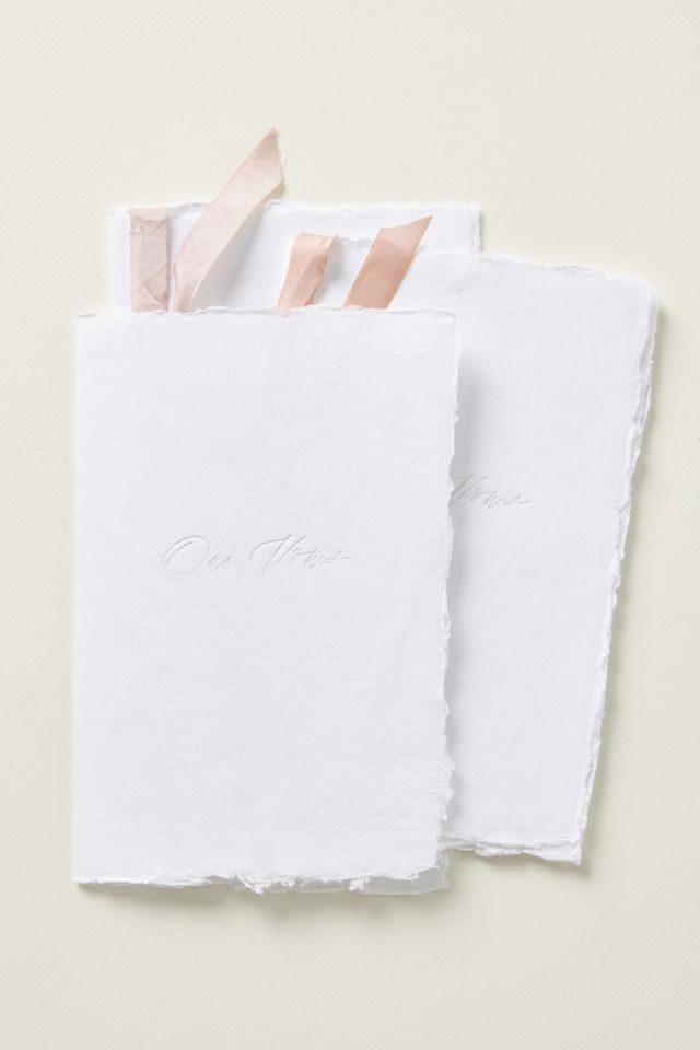 His and Hers Vow Booklets #1