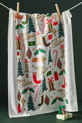 Rifle Paper Co. Merry Christmas Dish Towel
