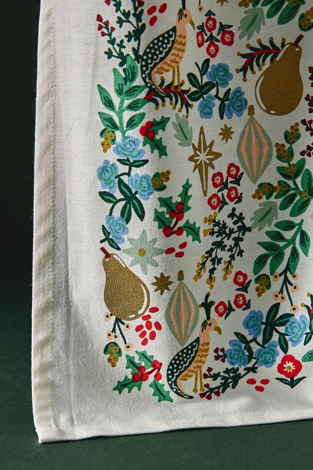 Rifle Paper Co. Festive Bells Dish Towel #1