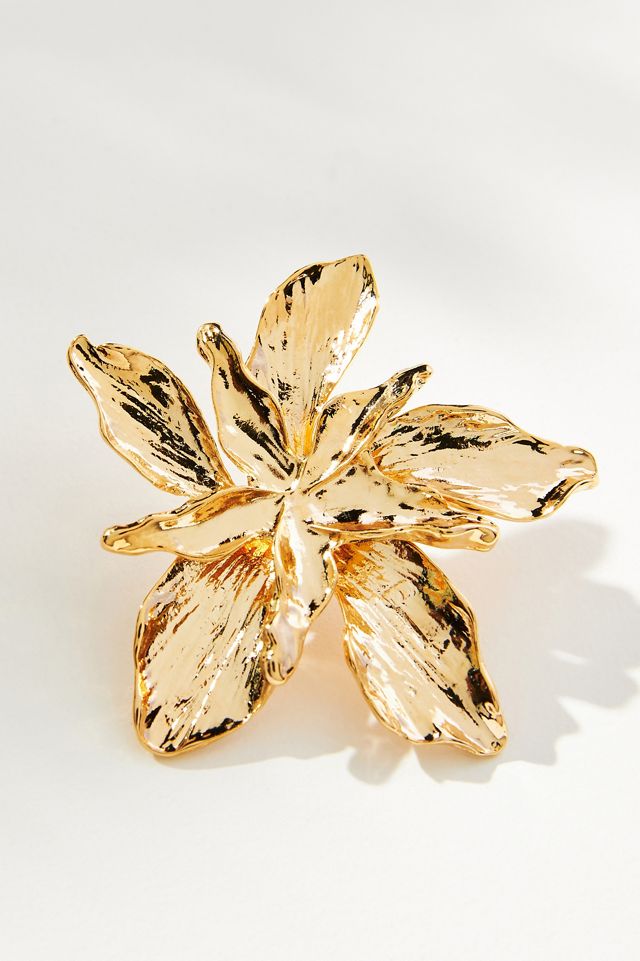 Oversized Flower Earrings #1