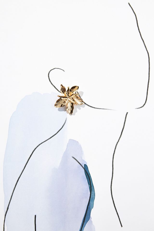 Oversized Flower Earrings #2