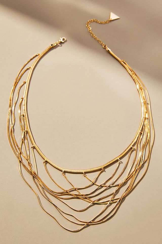 Layered Gold Necklace Anthropologie