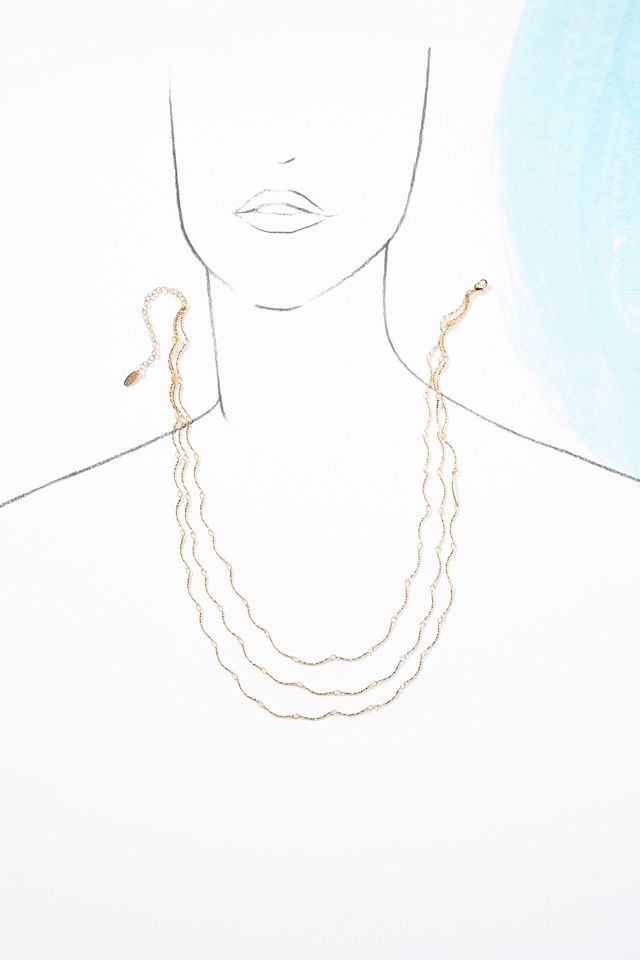 Wavy Layered Necklace #2