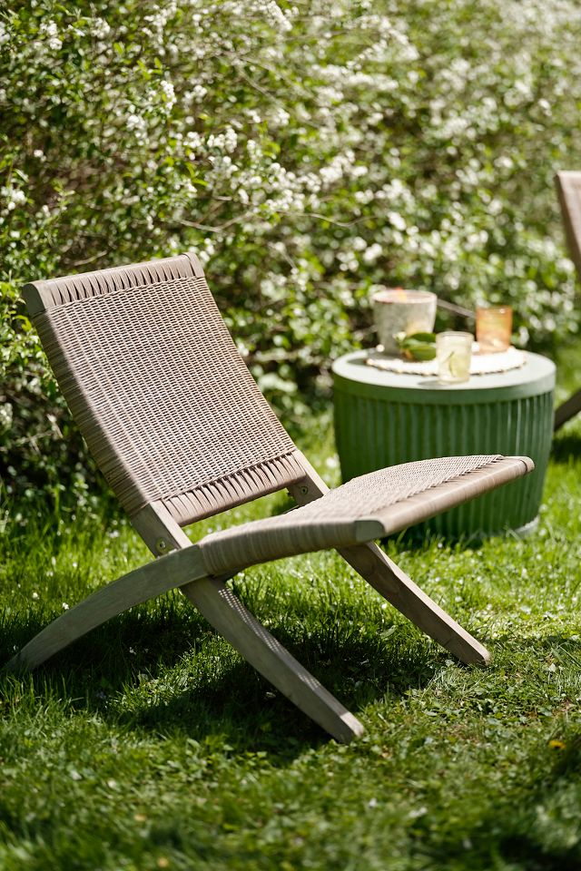 Rattan discount armless chair